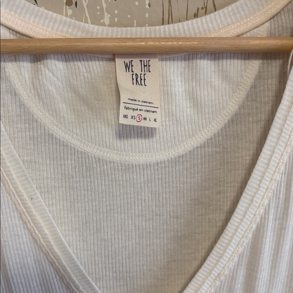Free People We The Free Golden Gate Tee Ivory size S - Picture 3 of 6